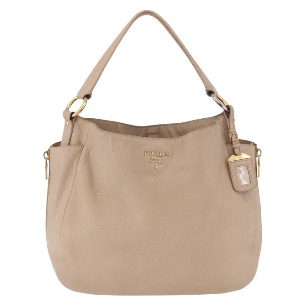 Prada Vitello Handbag Beige - Picture 1 of 12